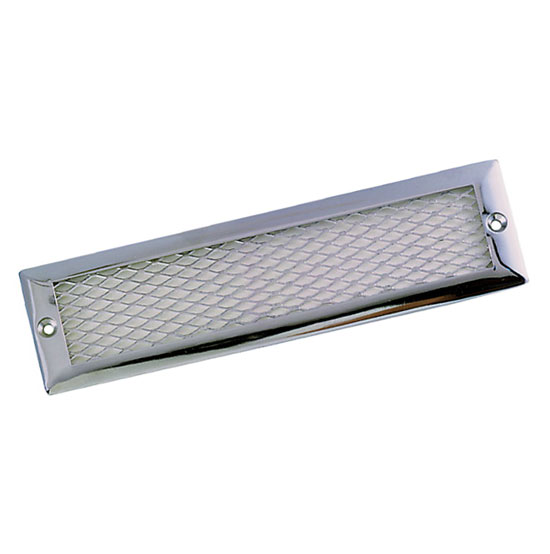 PERKO VENT TRANSOM OR LOCKER CHROME PLATED ZINC WITH SCREEN