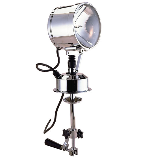 SEARCHLIGHT 7IN WHITE MANUAL 12V 100W 250 000CP