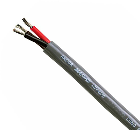 BILGE PUMP WIRE 14/3 GRAY 250SPL OIL RESISTANT (250'/SPOOL)