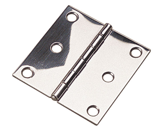 HINGE BUTT STAMPED S/S 3" X 3" 3 HOLE  PAIR
