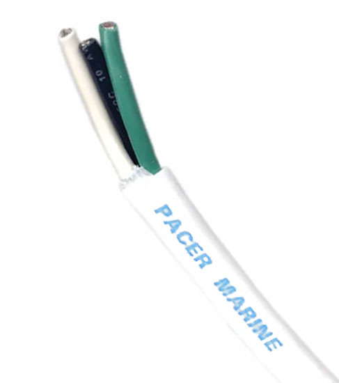 PACER WIRE TINNED 14/3 ROUND BLACK/GREEN/WHITE (BY FOOT)