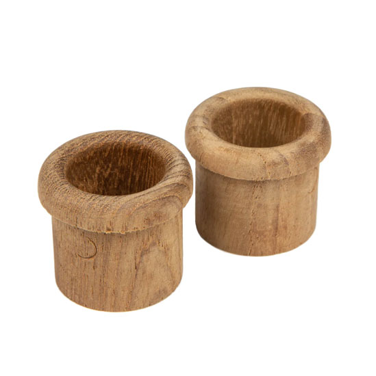 WHITECAP TEAK FINGER PULL 1" BARREL 2 PACK