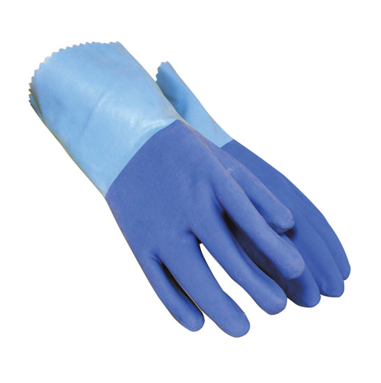 GLOVE MAPA BLUE GRIP COLOR-BLUE LARGE 12" LONG (BY/PR)