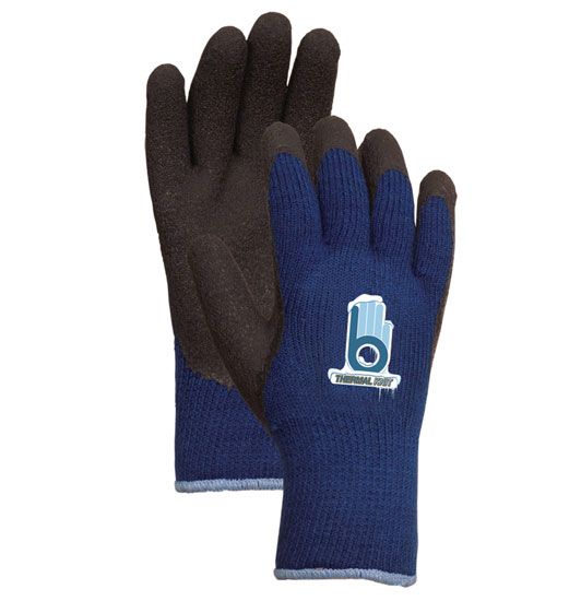 GLOVE THERMAL KNIT RUBBER PALM SIZE XLARGE (BY/PR) *D*