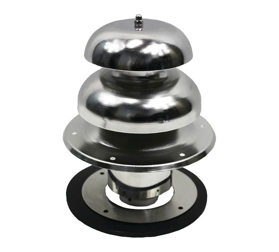 2 1/2" NEWPORT PROPANE DECK CAP FITTING WITH GASKET AND DRESS RING