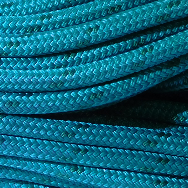 ROPE POLYDYNE DOUBLE BRAID POLYESTER/NYLON GREEN 3/4" X 90'