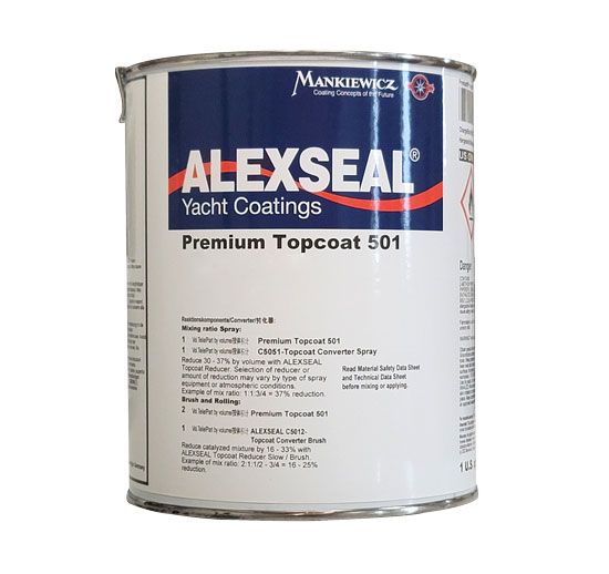 ALEXSEAL&REG; TOPCOAT 501 MATTERHORN WHITE QUART