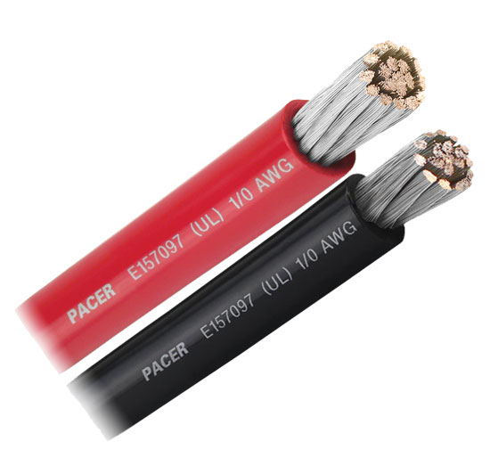 PACER BATTERY CABLE TINND 1/0 (FOOT OR REEL)