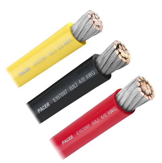 PACER BATTERY CABLE TINNED 4/0 (FOOT OR REEL)