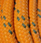 ROPE POLYDYNE DOUBLE BRAID POLYESTER/NYLON ORANGE 3/4" X 80'