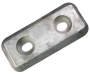 CAMP ZINC DIVERS HULL PLATE BOLT ON 6-1/2" X 2-3/4" X 3/4"