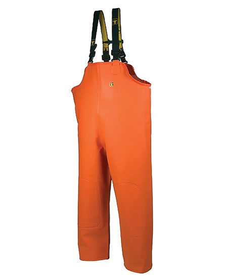 GUY COTTEN BAROSSA FISHER BIB TROUSERS ORANGE X-LRG