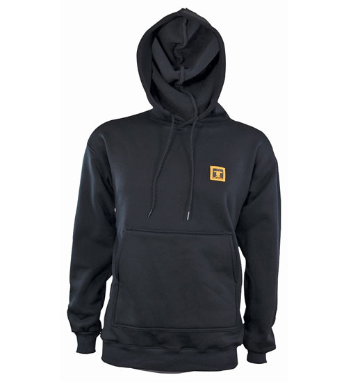 GUY COTTEN POLAR TEC HOODED SWEATSHIRT BLACK SIZE 2X-LARGE