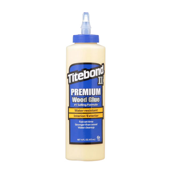 TITEBOND II WOOD GLUE WEATHERPROOF 16 OZ