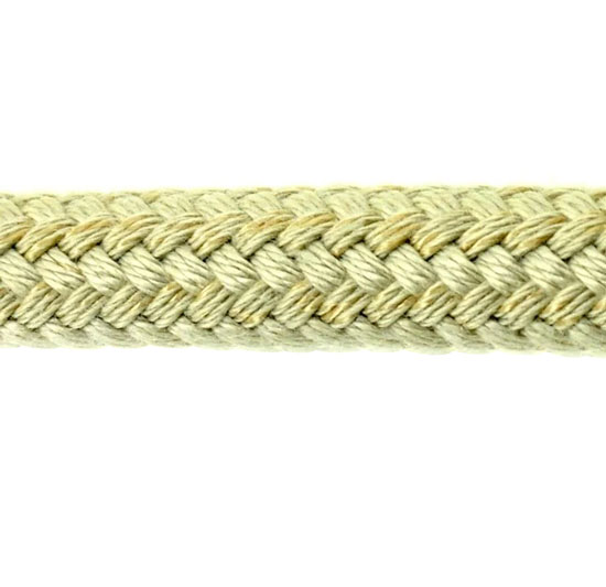 NEW ENGLAND ROPE VINTAGE STA-SET BRAID POLYESTER NATURAL 1/4" (BY FOOT)