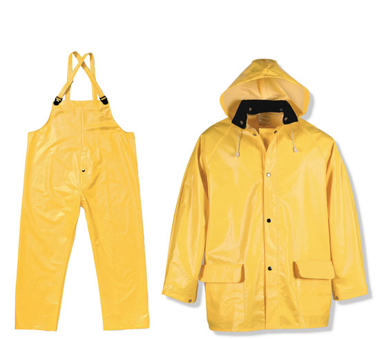 HANDYMAN RAIN SUIT 3 PIECE YELLOW MEDIUM