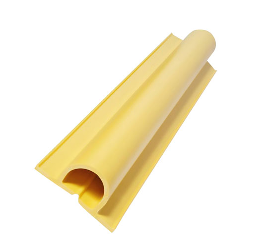 PVC DOCK BUMPER TAN GRAY MULTI PURPOSE FLEXIBLE (FOOT)