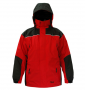 JACKET TEMPEST II RED W/CHARCOAL TRIM MEDIUM