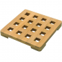 WHITECAP TEAK SQUARE TRIVET 6"