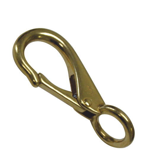 Departments SNAP HOOK 5/8" EYE BRASS 2 7/8" LONG