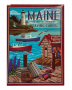  PLAYING CARDS MAINE FISHING VILLAGE