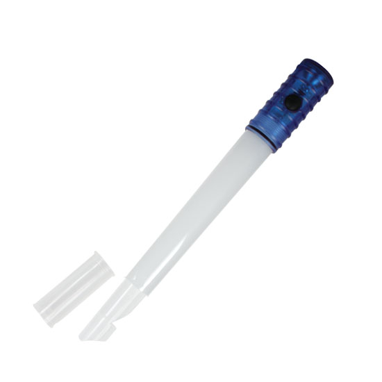 GLOWSTICK BLUE WITH WHISTLE AND FLASHLIGHT