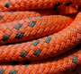 ROPE POLYDYNE DOUBLE BRAID POLYESTER/NYLON RED 5/8" X 70'