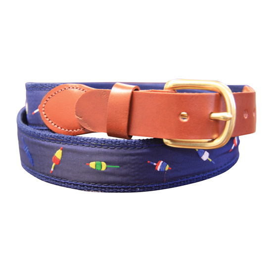 BELT LOBSTER BUOYS 1.25" WEB W/TABS & MOTIF SIZE 38