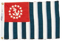 FLAG POWER SQUADRON NYLON 12"X18"