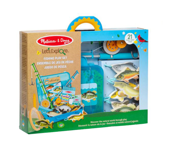 LETS EXPLORE FISHING PLAY SET 21 PIECE