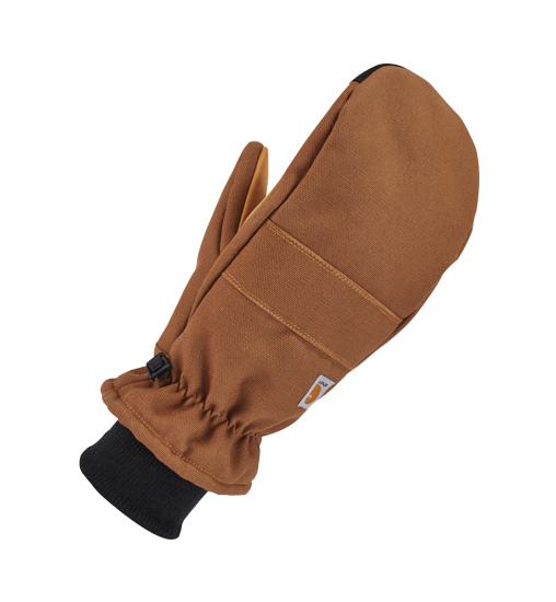 CARHARTT INSULATED GLOVE SYNTHETIC LEATHER MITT BROWN