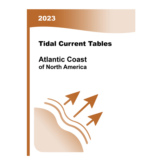 BOOK TIDAL CURRENT TABLES ATLANTIC COAST OF NORTH AMERICA 2024