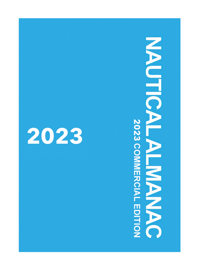 BOOK NAUTICAL ALMANAC  COMMERCIAL EDITION 2023