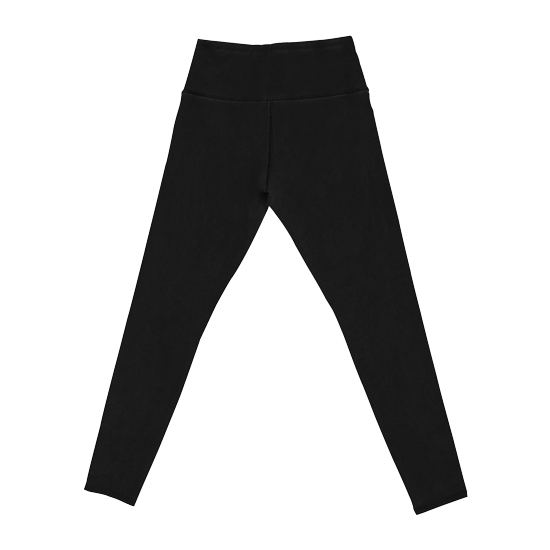 BRITTS KNITS WOMENS FLEECE-LINED BLACK LEGGINGS SMALL/MEDIUM