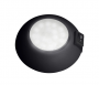 ADVANCED LED 4" BLACK PLASTIC DOME LIGHT WHITE LED