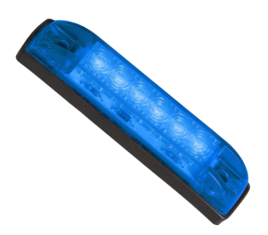 ADVANCED LED 4" SUBMERSIBLE SLIM LINE STRIP LIGHT BLUE LED