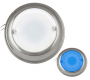 ADVANCED LED 7" STAINLESS STEEL TOUCH DOME LIGHT WHITE/BLUE LED