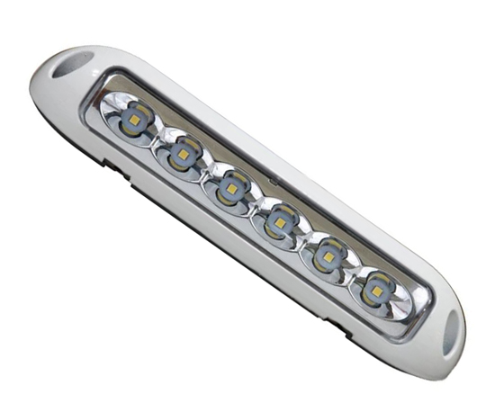 ADVANCED LED 8" WHITE COATED DECK LIGHT WHITE LED