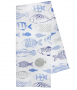 BLUE COLORED FISH KITCHEN TOWEL