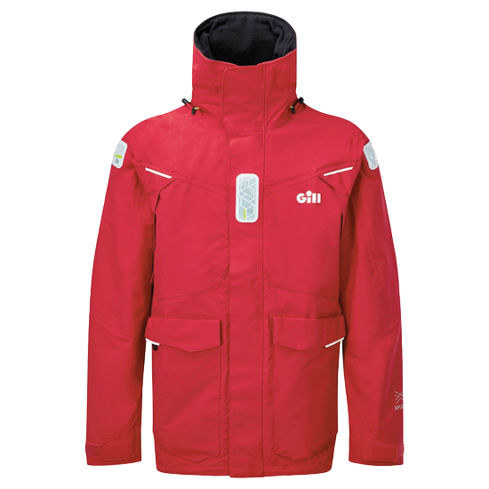 GILL OS2 OFFSHORE JACKET RED MENS MEDIUM