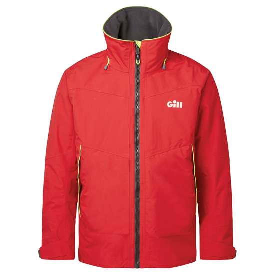 GILL OS3 COASTAL JACKET RED MENS X-LARGE