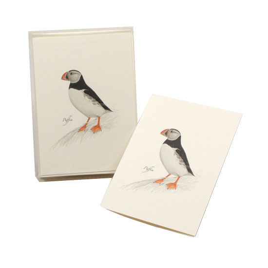 BOXED NOTE CARDS PUFFIN