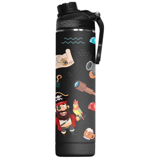 ORCA HYDRA 22 OZ PIRATES DOUBLE WALL VACUUM SEALED BODY BPA FREE