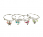 CHARM BANGLE BRACELET NAUTICAL ONE SIZE FITS MOST ASSORTED DESIGN