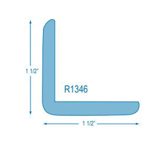 PVC RUB RAIL L-SHAPED TRIM 11' LENGTH *TRUCK*