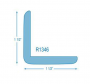 PVC RUB RAIL L-SHAPED TRIM 11' LENGTH *TRUCK*