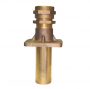 BUCK ALGONQUIN RUDDER PORT SQUARE FLANGE BRONZE FOR 1-1/2" SHAFT