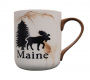 MUG MARBLE MOOSE & TREE