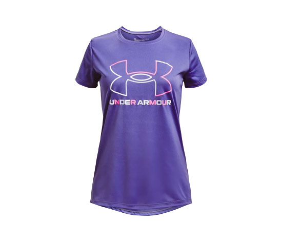 Purple Under Armour Tech T-Shirt