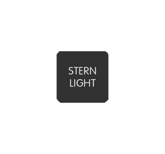 BLUE SEA 6520-0404 LABEL STERN LIGHT SQUARE FORMAT